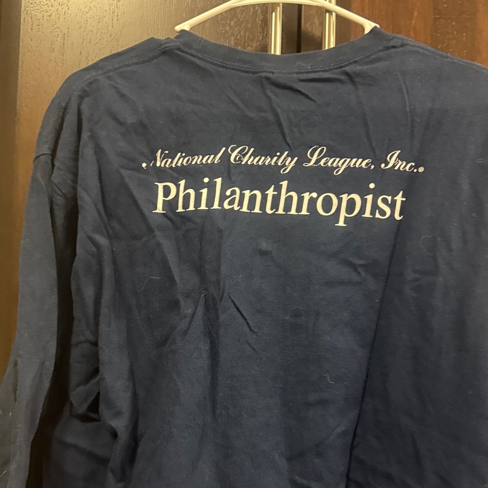 National Charity League Gildan Navy Blue Long Sleeve Shirt - Picture 4 of 6